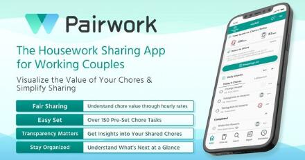 Fair Home: Valued Effort: Pairwork App Launches in the US to Quantify Housework