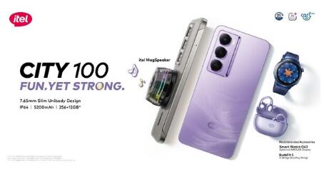 itel Debuts CITY Series with CITY 100 New Model: A Stylish, Durable & DeepSeek AI-Powered Smartphone for Gen Z