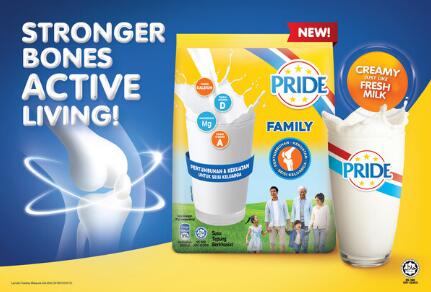 Lactalis Introduces PRIDE Family Milk Powder in Malaysia �C Nourishing Stronger Bones and More Active Lives for the Whole Family