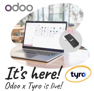 Odoo partners with Tyro to provide seamless payment services in Australia
